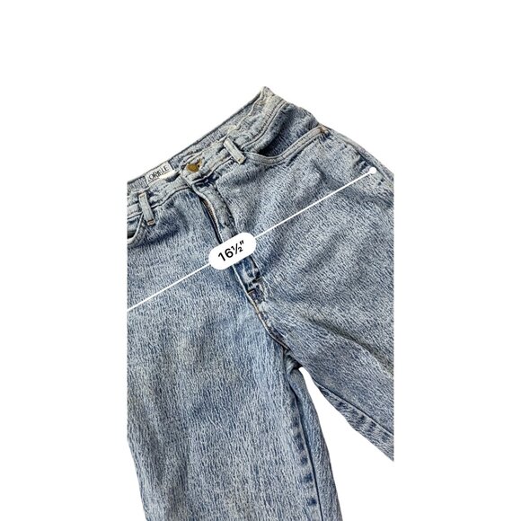 VTG Y2K Lorielle Jeans Womens 9/10 Stonewashed Studded Grunge Skater 90s Tapered - Picture 9 of 13